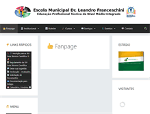 Tablet Screenshot of leandrofranceschini.com.br